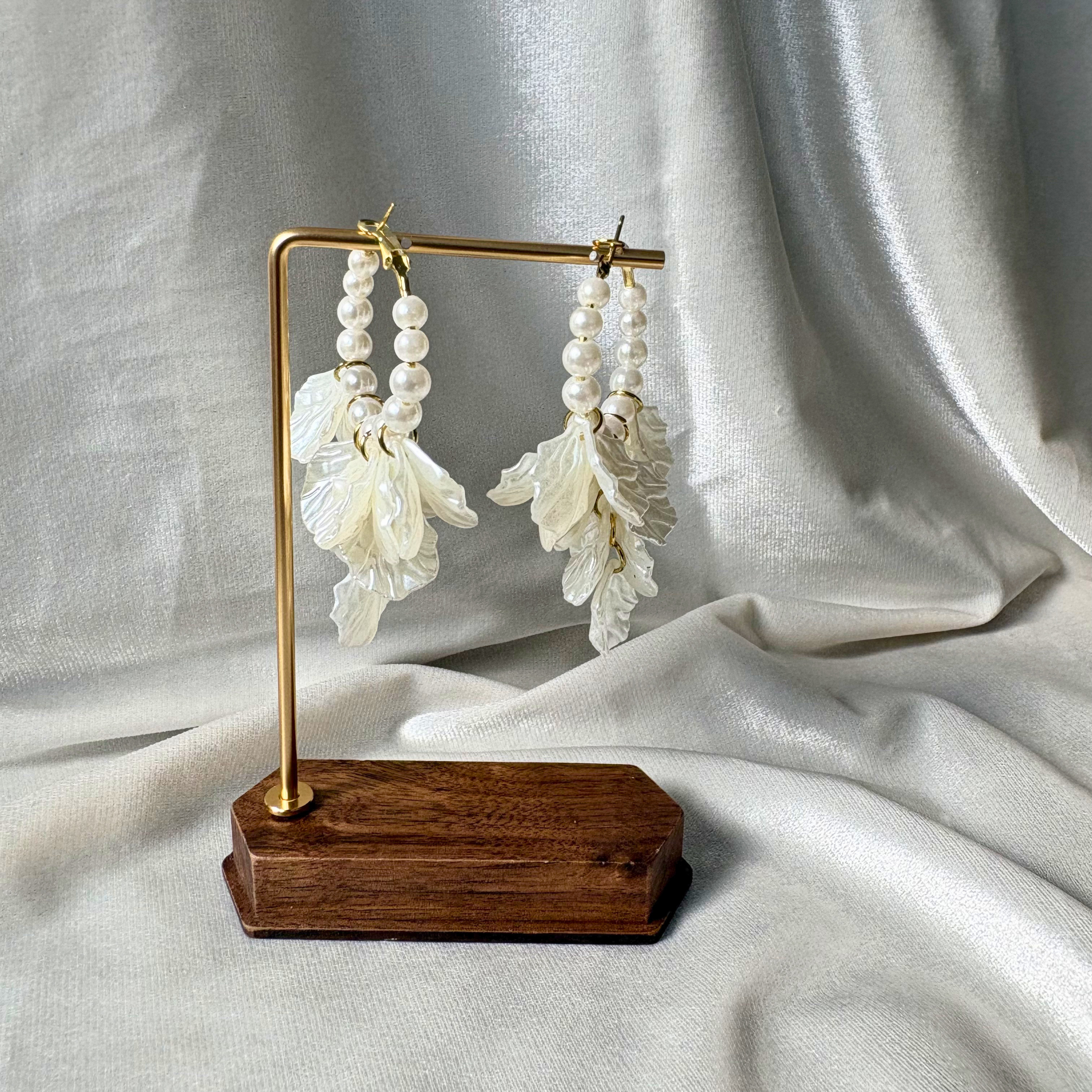 Ivory Cascade Earrings