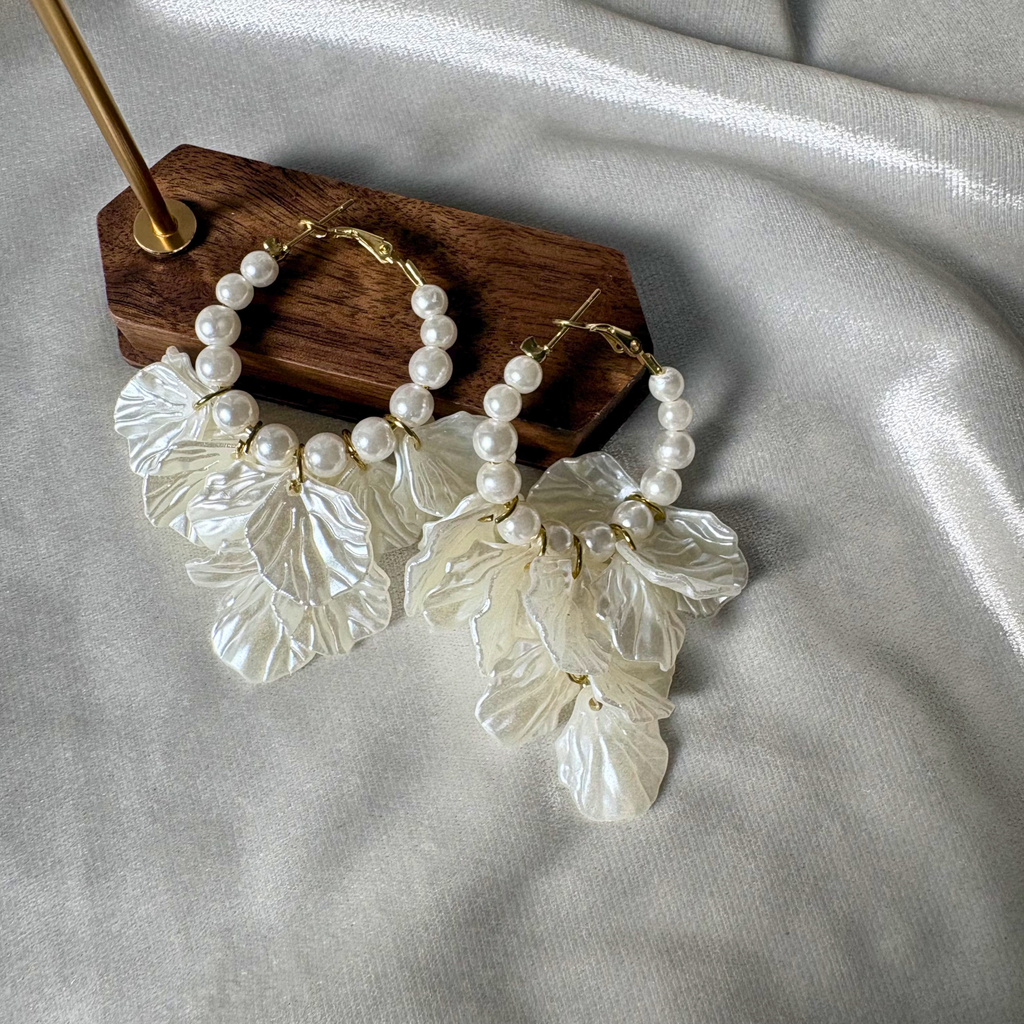 Ivory Cascade Earrings