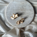 Golden Ginkgo Earrings