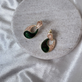Jade Moon Earrings